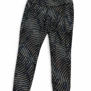 Xersion Black and Blue Patterned Leggings